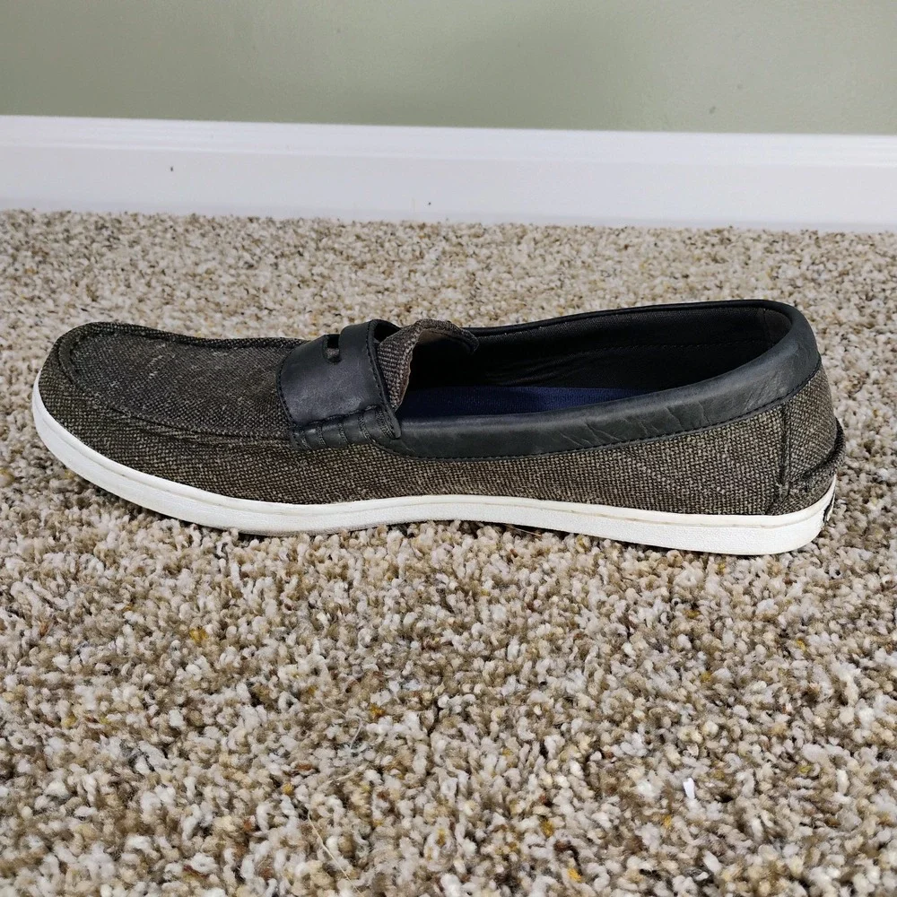 COLE HAAN MENS Gray PINCH Maine‎ Classic CANVAS WEEKENDER Men's 12 M